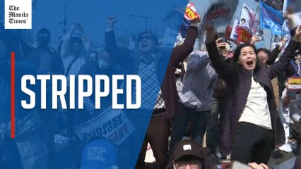 South Koreans react as court upholds President Yoon's impeachment