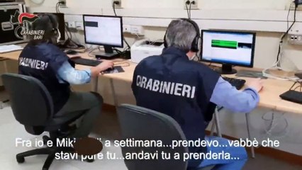 Bari: 21 arresti per droga tra Japigia e Mola. I filmati diffusi dai Carabinieri
