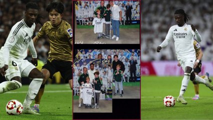 El detallazo de Camavinga con un niño ciego: le invitó al Bernabéu para ver las semifinales de Copa