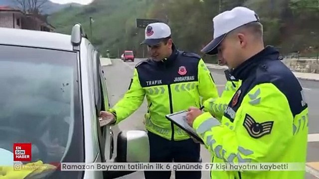 Ramazan Bayramı tatilinin ilk 6 gününde 57 kişi hayatını kaybetti