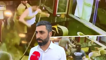 Esenyurt’ta pastanede ‘yüksek ses’ şikayetiyle uyarılan müşteriler, iş yeri sahibine tekme tokat saldırdı