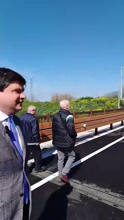 Caserta Provincia - De Rosa: INAUGURATO IL NUOVO PONTE SUL CANALE AGNENA (04.04.25)