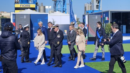 Marsilio - L’arrivo del presidente Giorgia Meloni al porto di Ortona  (04.04.25)