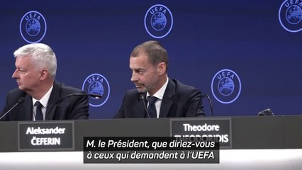 Ceferin interrogé sur Israël : "Ne me parlez pas de politique"