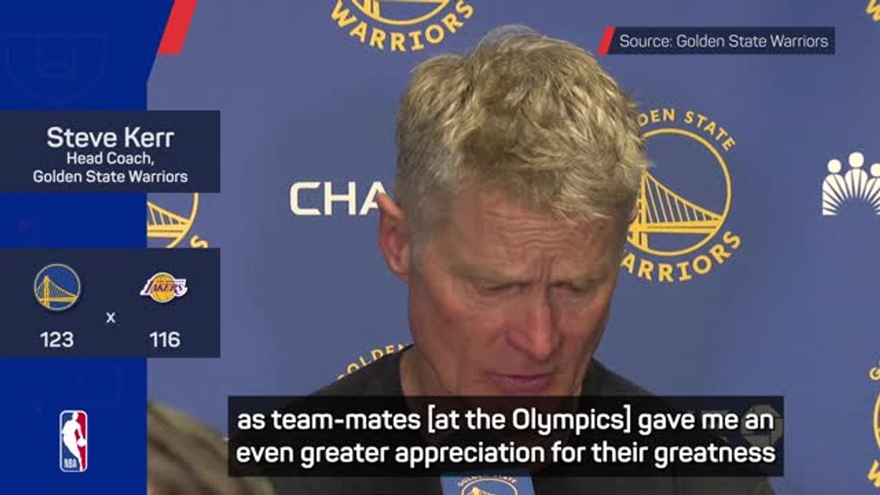 Kerr savouring every moment of 'special' James vs Curry showdowns