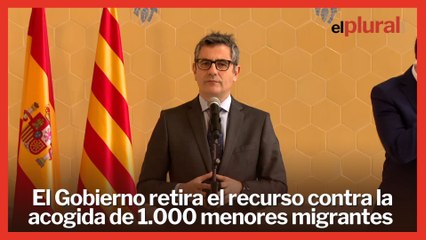 El Gobierno retira el recurso contra la acogida de 1.000 menores migrantes