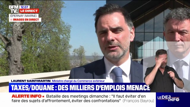 Droits de douane américains: Le gouvernement n'abandonnera jamais la filière des vins et spiritueux, assure le ministre du Commerce extérieur Laurent Saint-Martin