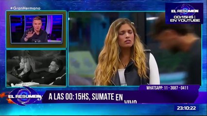 Santiago del Moro retó a Martina en vivo