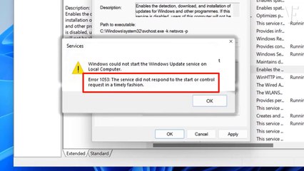 Solved - Error 1053 the service did not respond to the start or control request in a timely fashion