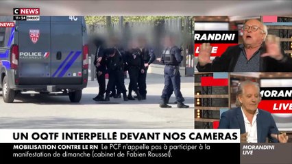 Regardez la colère du journaliste André Bercoff ce matin sur le plateau de "Morandini Live" sur CNews