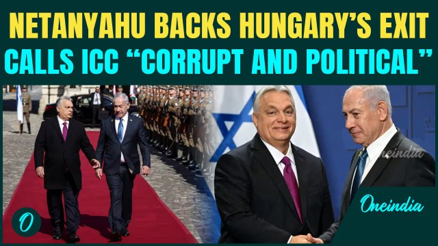 Netanyahu Backs Hungary’s ICC Exit, Slams 'Corrupt Court' Amid Gaza War Crimes Warrant | Watch