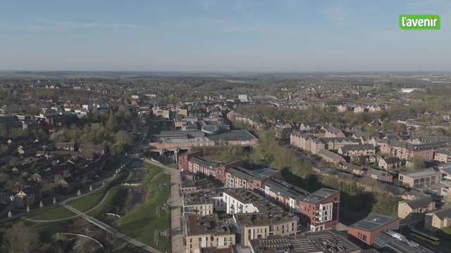 Le Brabant wallon vu du ciel : Courvebois, le dernier quartier de Louvain-la-Neuve