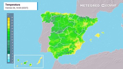 Primer fin de semana de abril con 25 °C en las comunidades mediterráneas