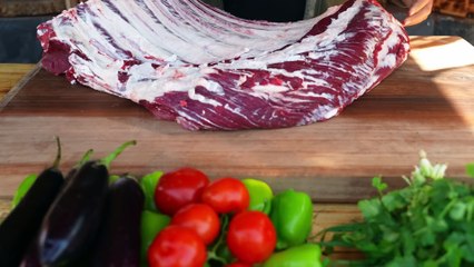 Juicy Beef Ribs and Peppers ACCORDION Baked in Oven!