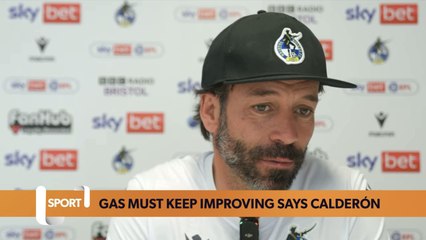 Bristol Rovers must keep improving says Iñigo Calderón