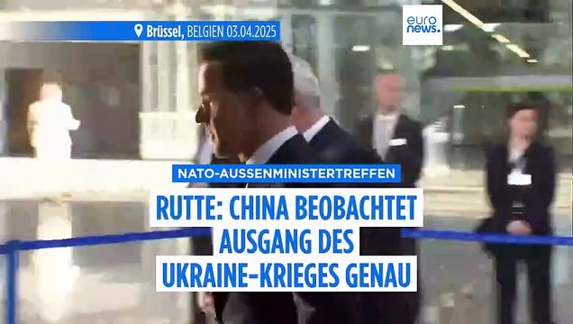 Rutte: China beobachtet Ausgang des Ukraine-Krieges genau