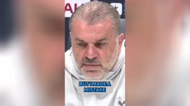 Postecoglou 'made a mistake' celebrating disallowed goal