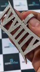 Fully Iced Out 474 Hip Hop Moissanite Pendant – The Ultimate Bling