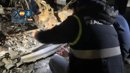 El garaje de la calle Los Lilos 6 en Alcorcón.