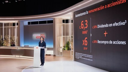 Ana Botín: Santander mantiene todos sus objetivos para 2025 pese a "un entorno global incierto"