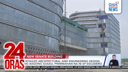 Detailed architectural and engineering design ng bagong gusali, pinirmahan na ni SP Escudero | 24 Oras