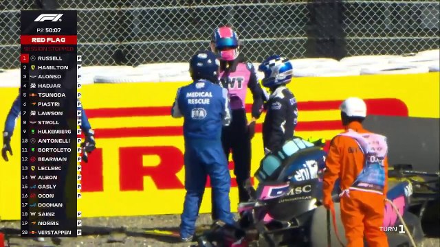 Doohan chocó y destrozó su Alpine en las prácticas