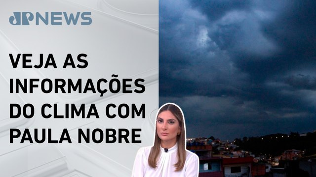 Frente fria alerta chuvas fortes em São Paulo e Rio de Janeiro | Previsão do Tempo