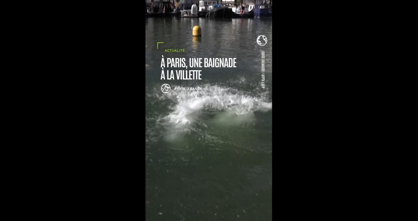 Paris : une baignade à La Villette