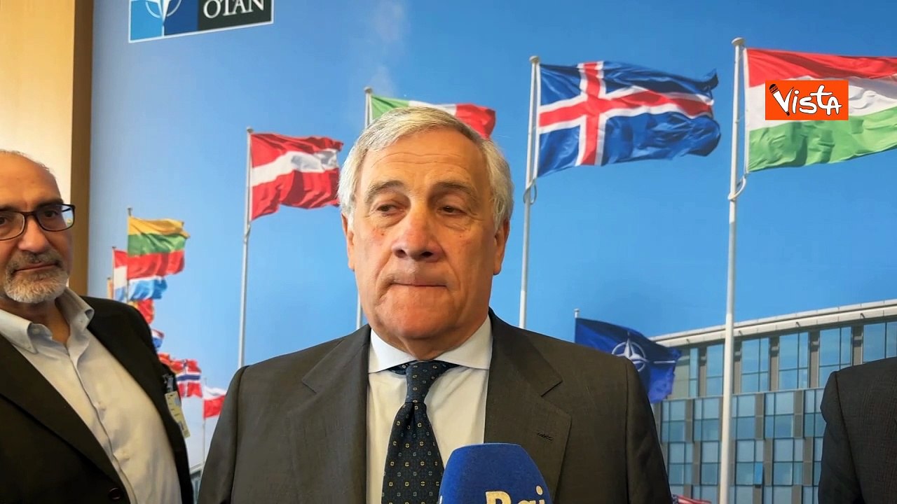 Tajani: Nato? "Dobbiamo raggiungere il 2% di spese in difesa, ma imposizione dazi non aiuta"