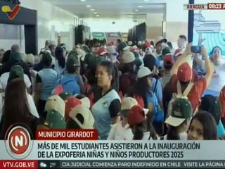 Aragua | Inauguración de Expo Feria Niñas y Niños Productores contó con la participación de más de mil estudiantes