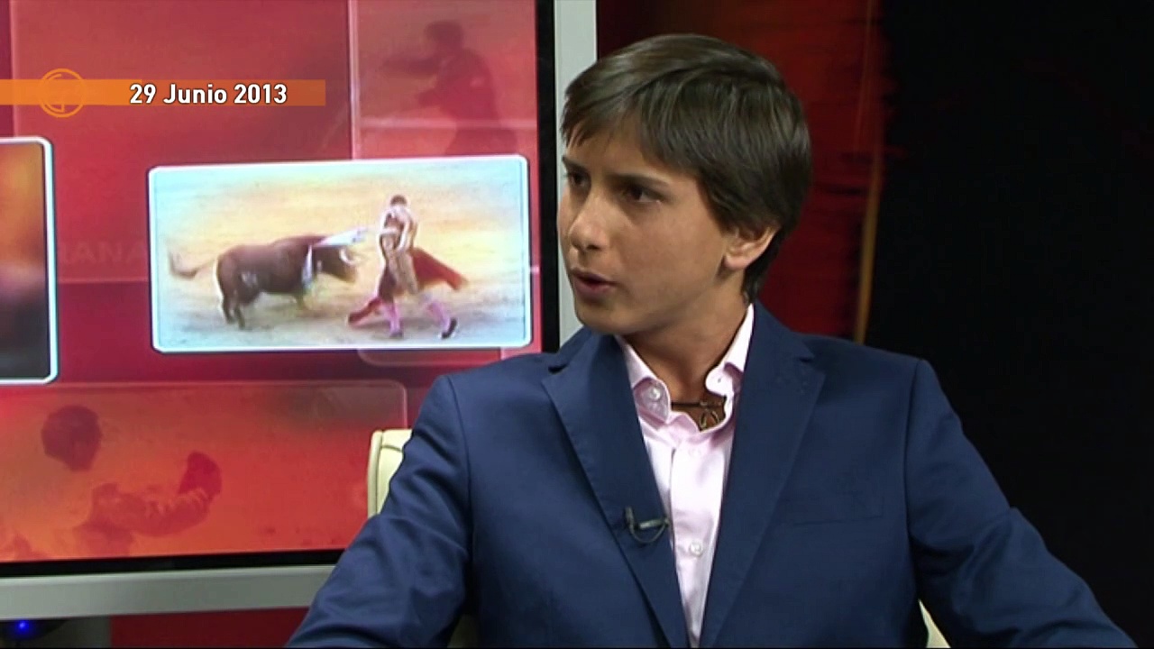 Andrés Roca Rey en 2013, cuando era un desconocido novillero sin caballos de tan solo 16 años