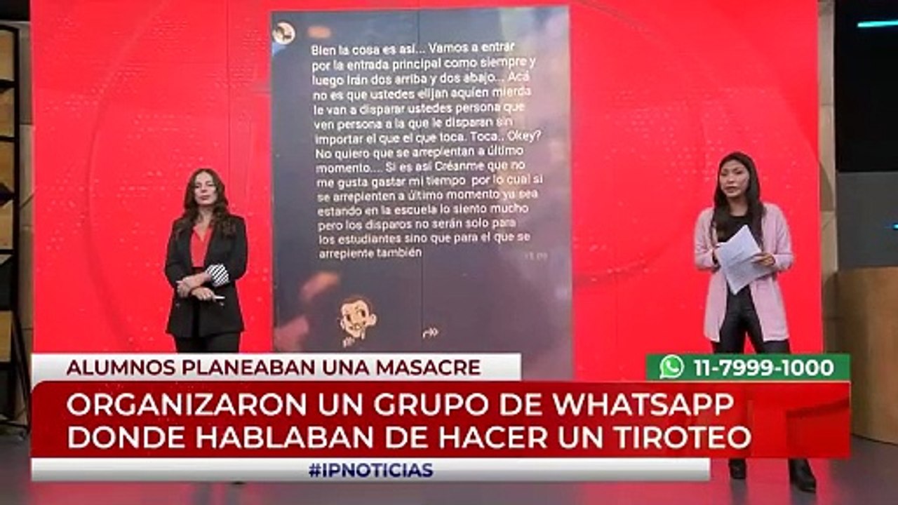 Alarma en Ingeniero Maschwitz: denuncian que un grupo de alumnos planeaba un tiroteo en una escuela