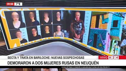🚨 DETUVIERON A DOS MUJERES RUSAS VINCULADAS A LA SECTA DE TRATA EN BARILOCHE
