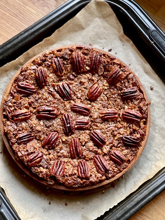 Ma Tarte aux Noix de Pécan ✨ | Recette Facile et Rapide de Pecan Pie avec Pâte Sablée Muscovado