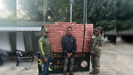 Detienen jeepeta con cigarrillos de contrabando