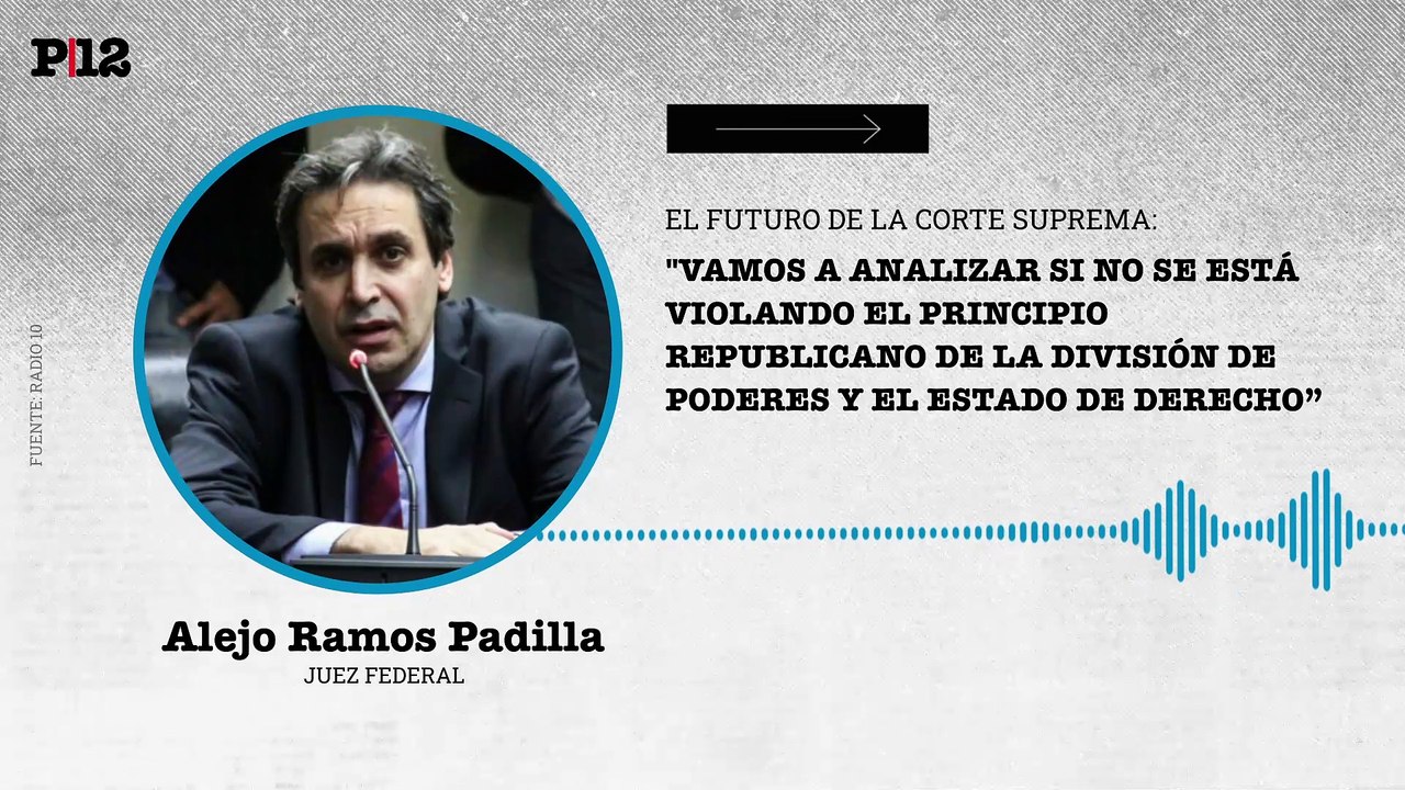 Alejo Ramos Padilla: “Vamos a analizar si no se está violando el principio republicano de la división de poderes y el estado de derecho"