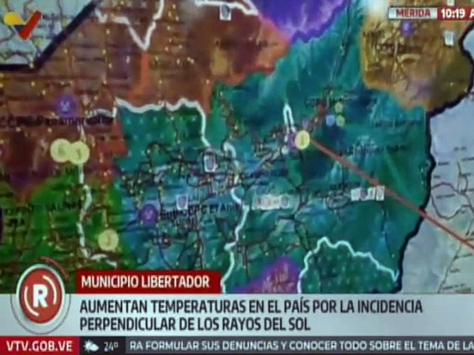 INAMEH estudia los efectos e impactos de la incidencia perpendicular de los rayos del sol en el país
