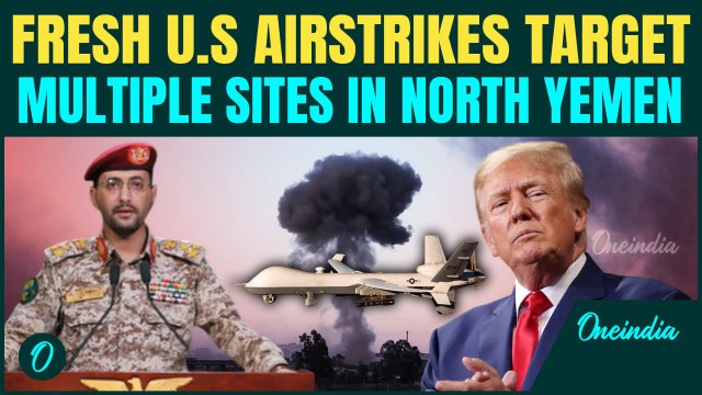 Houthis-U.S All-Out War: Yemen Shivers As U.S Fighter Jets Take Revenge Rain Fireball On SA'ADA