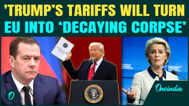 'Dead & Doomed After Trump Tariffs': Russia's Medvedev Mocks Europe Calls Them 'Decaying Corpse'