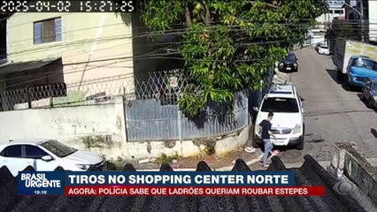Troca de tiros no Shopping Center Norte: bandido é achado