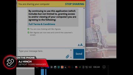 Interview with Tigers Manager A.J. Hinch on Opening Day!