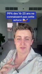 99% des 16-25 ans ne connaissent pas cette astuce 😱🚀