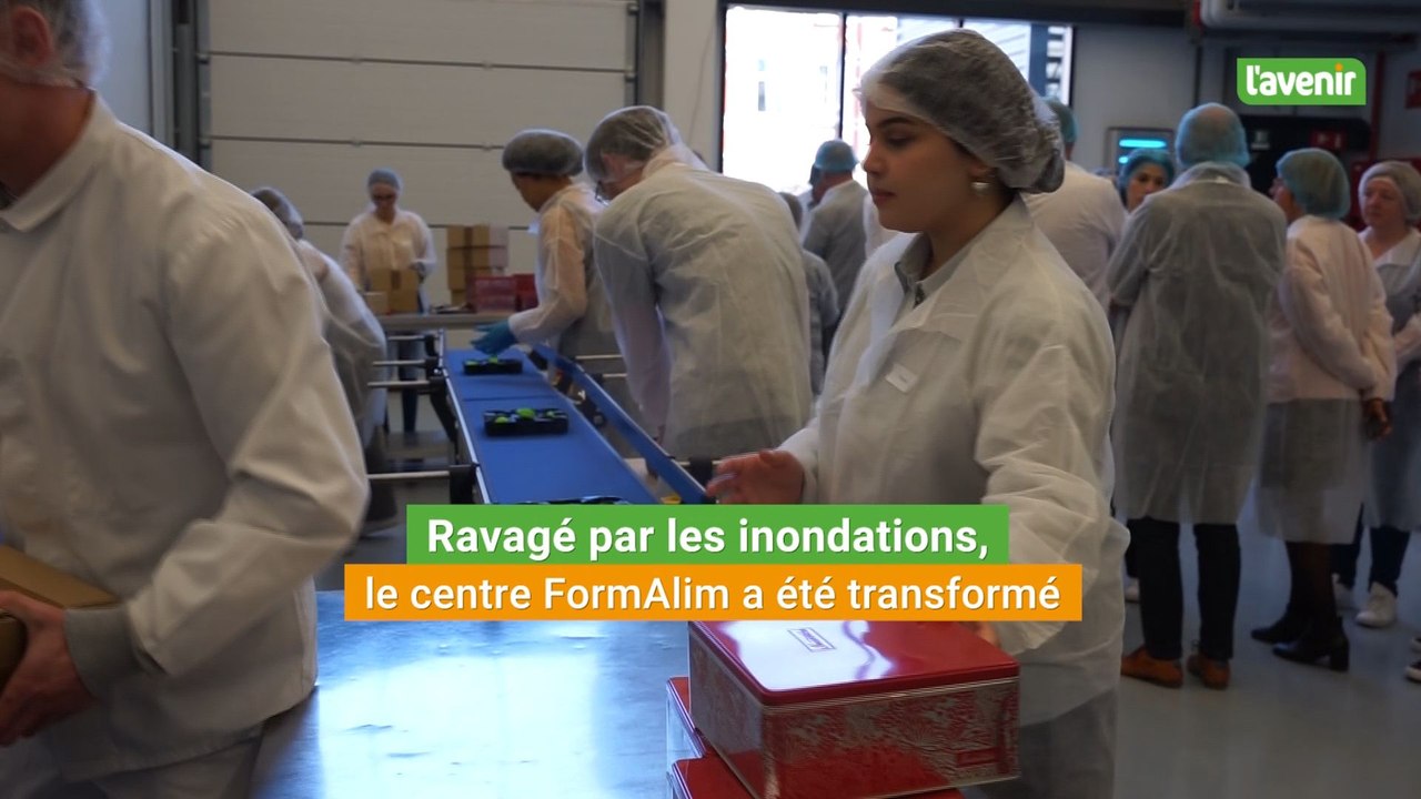 Ravagé par les inondations, le centre FormAlim, à Verviers, a été  complètement transformé