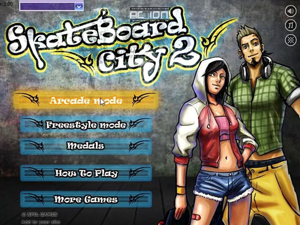Skateboard City 2 gameplay