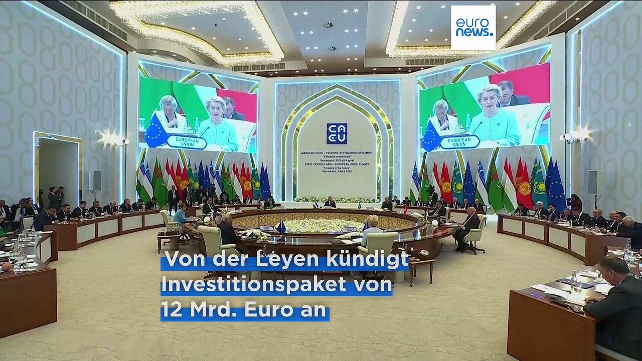 'Wir sind verlässlich' - EU hofft beim Zentralasiengipfel auf Zugang zu seltenen Erden
