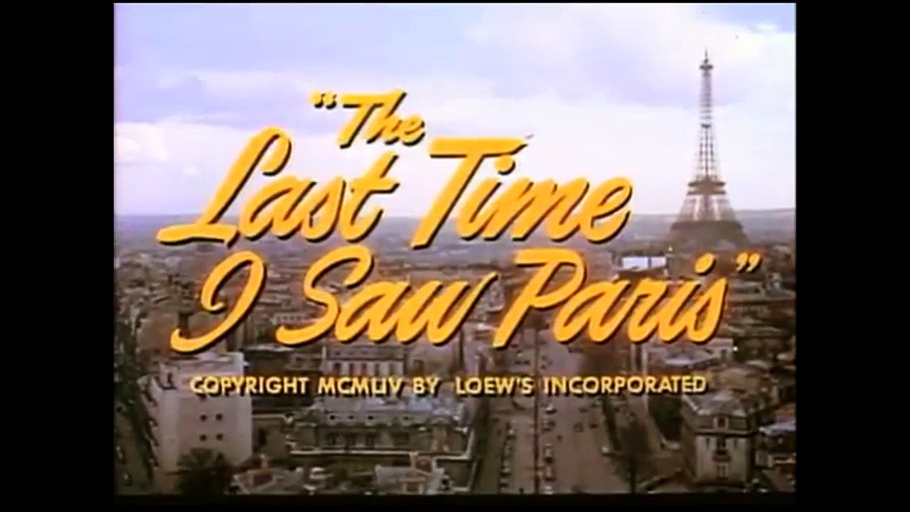 La dernière fois que j'ai vu Paris (1954) - Bande annonce