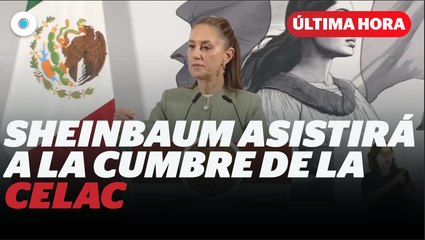 Claudia Sheinbaum confirma asistencia a la cumbre de la CELAC I Reporte Indigo