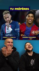 Tu préfères la Carrière de Neymar ou Ronaldinho ?