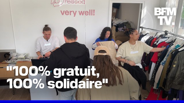 ROBIN DE BFM - C'est assez compliqué de s'habiller : une boutique 100% gratuite pour les étudiants en situation précaire