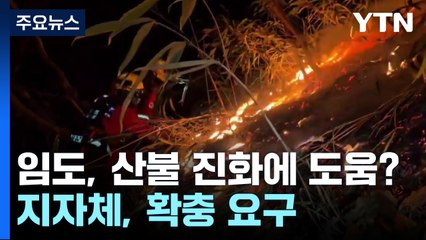 산불 진화에 도움 논란...지자체, 임도 확충 요구 / YTN